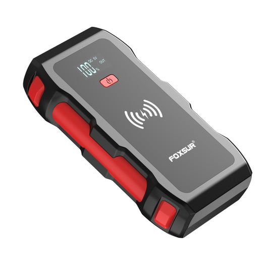 Fuente de alimentación de emergencia multifuncional con carga inalámbrica para coche FOXSUR FJS-700 de 12 V, FJS-700