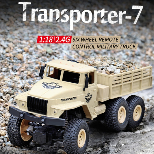 JJR/C 1:18 2.4Ghz 4 canaux Télécommande Dongfeng 7 Camion blindé à six roues, Dongfeng 7 (vert), Dongfeng 7 (jaune)