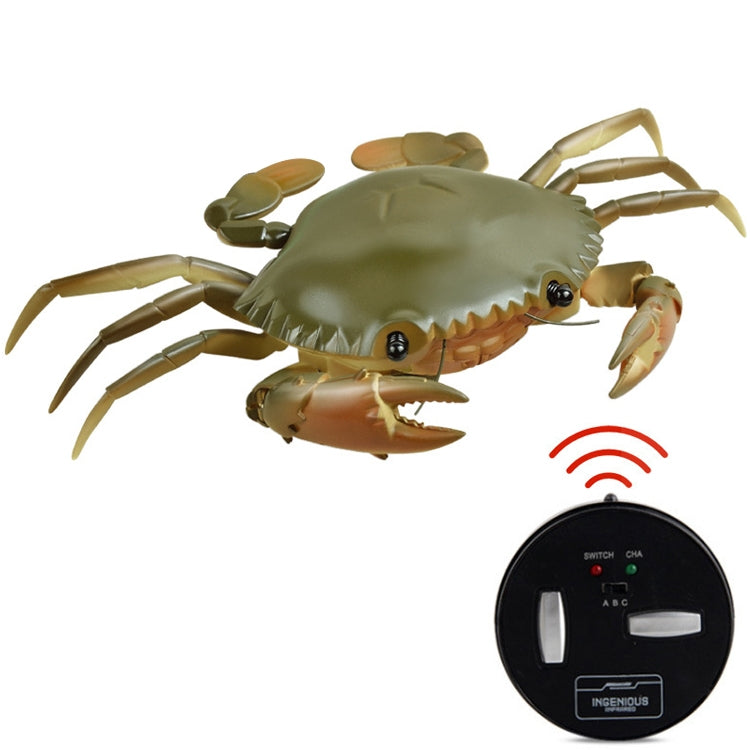 9995 Télécommande à capteur infrarouge, crabe simulé créatif, jouet électrique délicat pour enfants, crabe (jaune), crabe (vert)