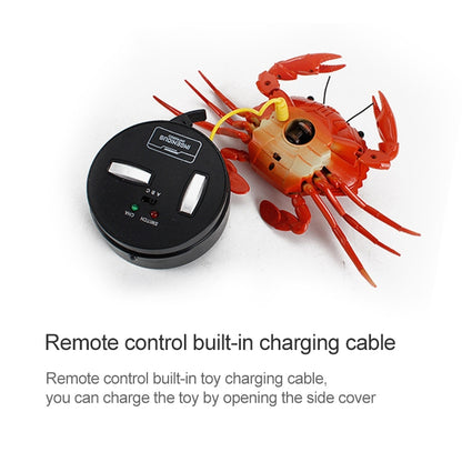9995 Télécommande à capteur infrarouge, crabe simulé créatif, jouet électrique délicat pour enfants, crabe (jaune), crabe (vert)