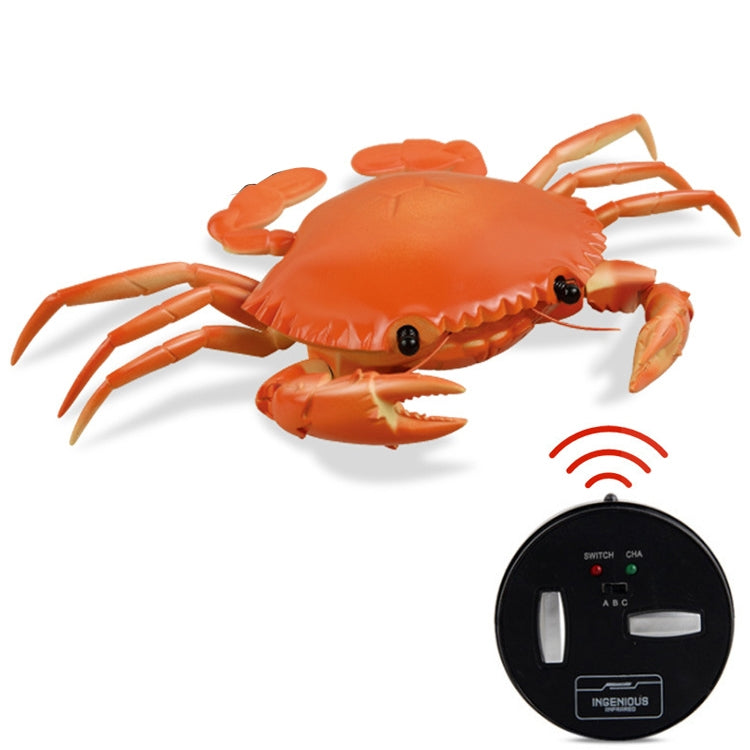 9995 Télécommande à capteur infrarouge, crabe simulé créatif, jouet électrique délicat pour enfants, crabe (jaune), crabe (vert)