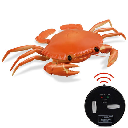 9995 Télécommande à capteur infrarouge, crabe simulé créatif, jouet électrique délicat pour enfants, crabe (jaune), crabe (vert)