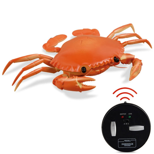 9995 Télécommande à capteur infrarouge, crabe simulé créatif, jouet électrique délicat pour enfants, crabe (jaune), crabe (vert)