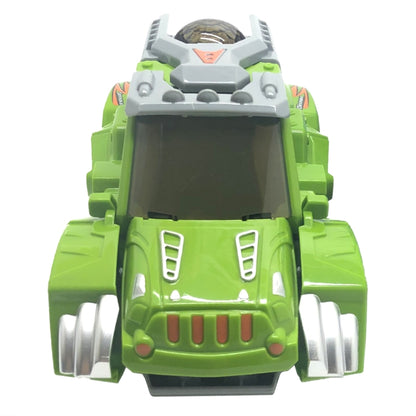 HG-882 Electric Dinosaur Deformation Car Toy Universal Light Music Toy