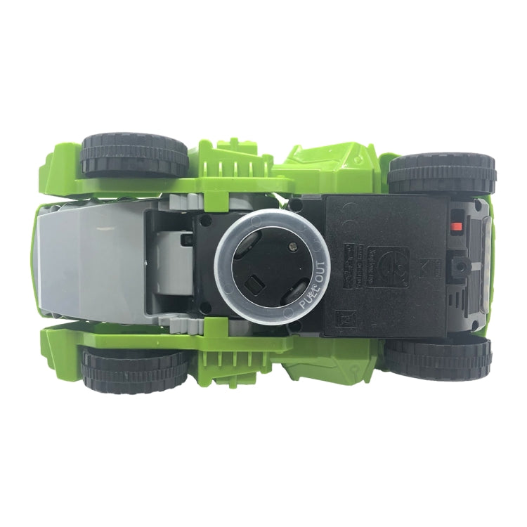 HG-882 Electric Dinosaur Deformation Car Toy Universal Light Music Toy