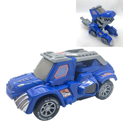 HG-882 Electric Dinosaur Deformation Car Toy Universal Light Music Toy