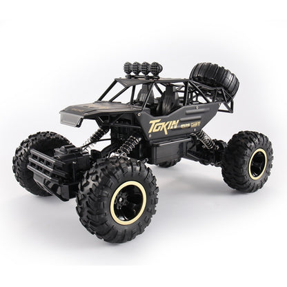 HD6026 1:12 Large Alloy Climbing Car Mountain Cross-country Four-wheel Drive Remote Control Car Toy, Size: 37cm, HD6026 1:12(Red), HD6026 1:12(Silver), HD6026 1:12(Black), 6255 2.4GHz 1:16(Green), HD6026 1:12(Gold)