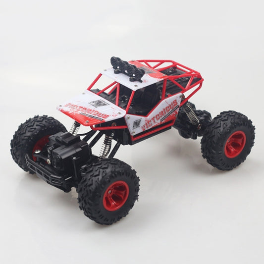 HD6026 1:16 Grande Voiture d'Escalade en Alliage Tout-terrain Quatre Roues Motrices Télécommandée, Taille : 28cm, HD6026 1:16(Rouge), HD6026 1:16(Argent), HD6026 1:16(Noir), HD6026 1:16(Bleu)