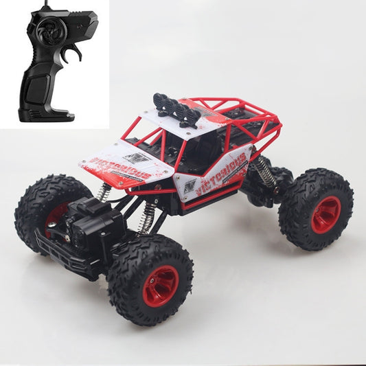 HD6026 1:16 Grande Voiture d'Escalade en Alliage Tout-terrain Quatre Roues Motrices Télécommandée, Taille : 28cm, HD6026 1:16(Rouge), HD6026 1:16(Argent), HD6026 1:16(Noir), HD6026 1:16(Bleu)