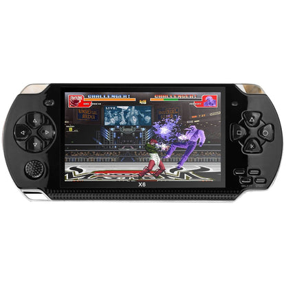 X6 4.3 inch Screen Retro Portable Game Console with 3MP Camera, Built-in 10000 Games, Supports E-book / Recording / Music Playing / Video Playing, X6