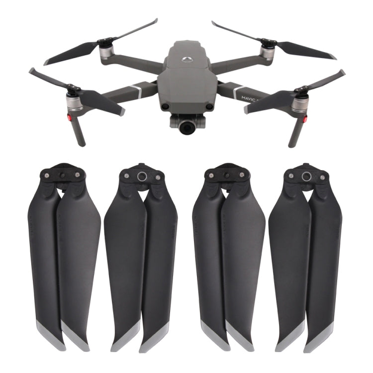 2 Pairs 8743F Low Noise Quick-release Propellers for DJI Mavic 2 Pro / Zoom, For DJI Mavic 2  2 Pairs Silver