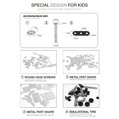 MoFun SW-021 DIY Stainless Steel AH-64 Helicopter Gunship Assembling Blocks, SW-021 AH-64 Helicopter Gunship
