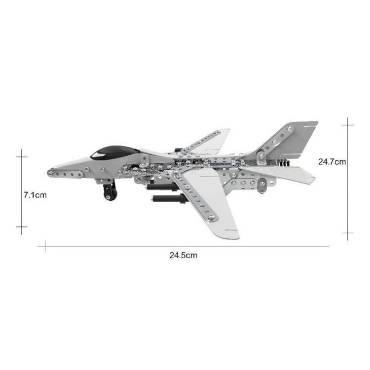 MoFun SW-022 DIY Stainless Steel Bombing Plane Assembling Blocks, SW-022 Bombing Plane