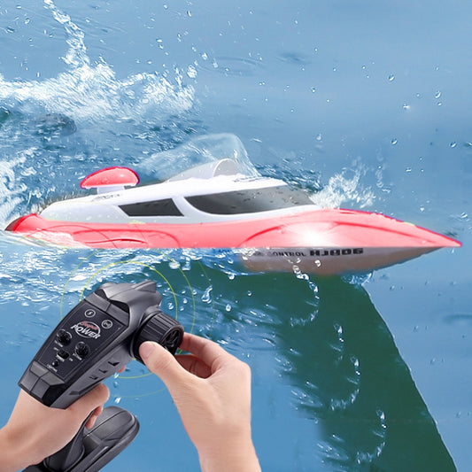 HongXunJie HJ806 Bateaux de Course Haute Vitesse 2.4Ghz avec Refroidissement par Eau, Télécommande, Fonction de Retournement Automatique, Distance de Contrôle de 200m