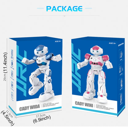JJR/C R2 CADY WIDA Robot RC Capteur de gestes Danse Programme intelligent Jouet cadeau pour enfants Divertissement avec télécommande, R2