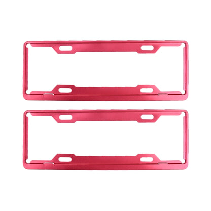 2 PCS Car License Plate Frames Car Styling License Plate Frame Aluminum Alloy Universal License Plate Holder Car Accessories