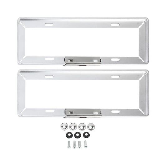 2 PCS Simple and Beautiful Car License Plate Frame Holder Universal License Plate Holder Car Accessories, License Plate Frame Holder