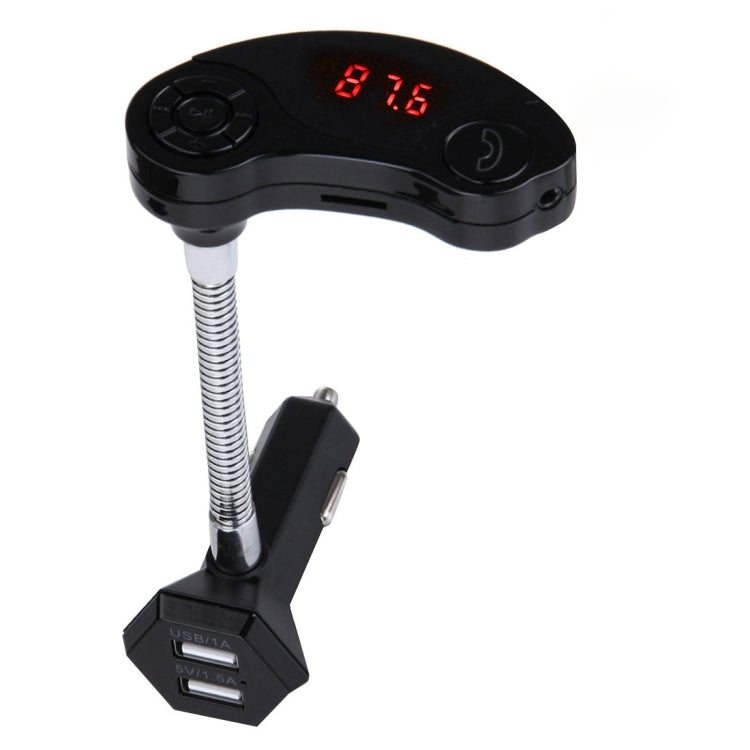 GT86 Dual USB Charger Car Bluetooth FM Transmitter Kit, Support LCD Display / TF Card Music Play / Hands-free, GT86 (Silver), GT86 (Black), GT86 (Gold)
