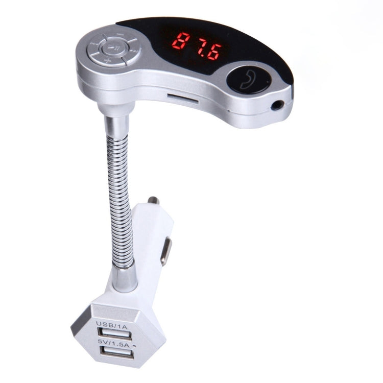 GT86 Dual USB Charger Car Bluetooth FM Transmitter Kit, Support LCD Display / TF Card Music Play / Hands-free, GT86 (Silver), GT86 (Black), GT86 (Gold)