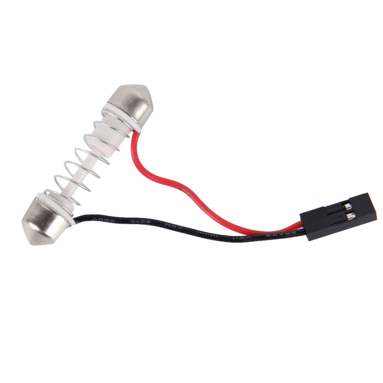 2 PCS Colorful 41MM T10 + Bicuspid Port Remote Control Car Dome Lamp LED Reading Light with 15 LED Lights, 41MM 15 LED Lights