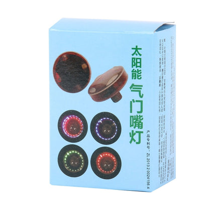 Solar Car Tyre Tire Inflating Valve Decorative Lighting Hot Wheels Strobe Flashing LED Light Lamp, 1PC  Flashing LED Light