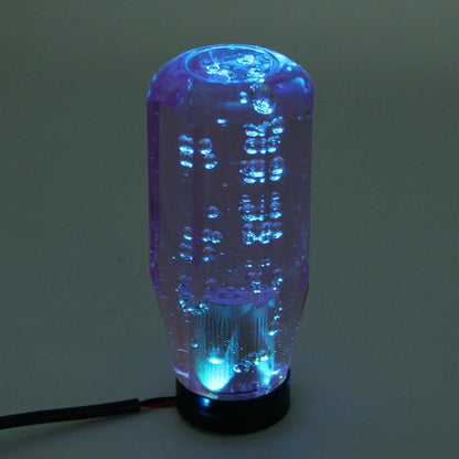 Crystal Car Breathing Racing Dash LED Magic Lamp Gear Head Shift Knob with Base, Size: 10.0 * 4.5 * 3.2 cm(Red and Blue), Size: 10.0 * 4.5 * 3.2 cm(Purple), Size: 10.0 * 4.5 * 3.2 cm(Transparent)