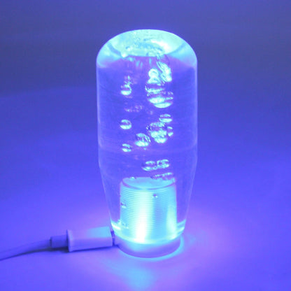 Crystal Car Breathing Racing Dash LED Magic Lamp Gear Head Shift Knob with Base, Size: 10.0 * 4.5 * 3.2 cm(Red and Blue), Size: 10.0 * 4.5 * 3.2 cm(Transparent), Size: 10.0 * 4.5 * 3.2 cm(Purple)