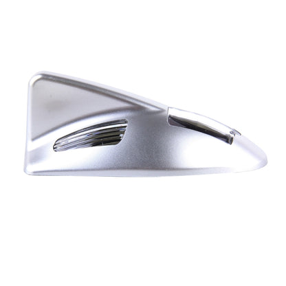 Solar Colorful Light Anti Collision Shark Fin Car Taillight LED Flash Warning Light Caution Light