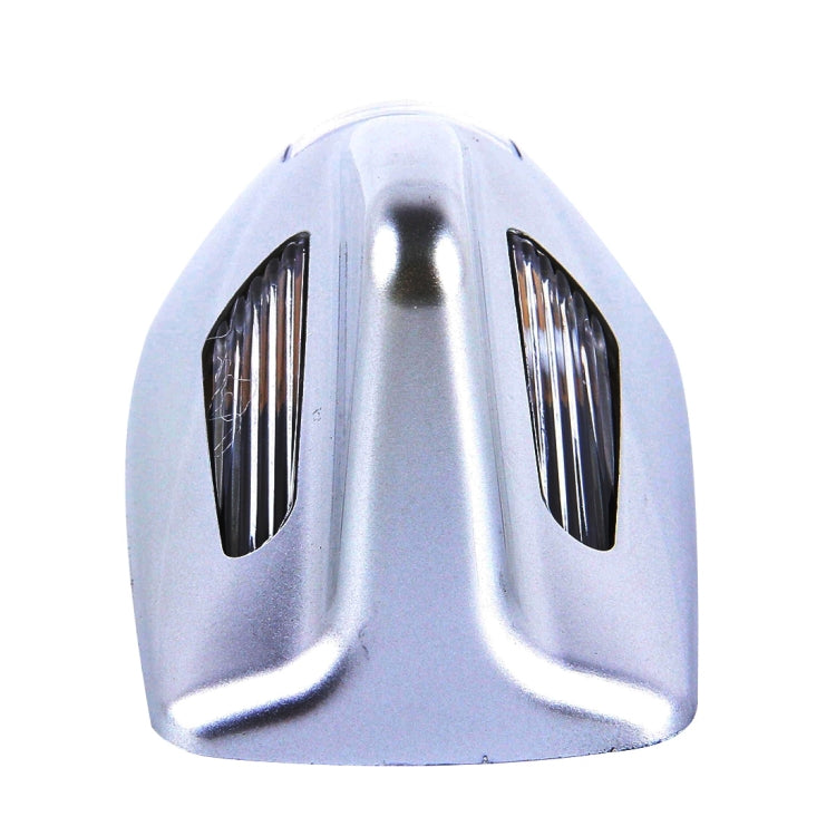 Solar Colorful Light Anti Collision Shark Fin Car Taillight LED Flash Warning Light Caution Light