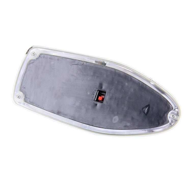 Solar Colorful Light Anti Collision Shark Fin Car Taillight LED Flash Warning Light Caution Light
