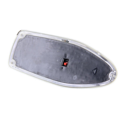 Solar Colorful Light Anti Collision Shark Fin Car Taillight LED Flash Warning Light Caution Light