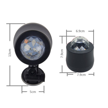 5V 6W Colorful Car Decoration DJ Light Sound Activated Strobe Effect Atmosphere Light Star Music Light Lamp with 6 RGB LED Lights, Cable Length:4m, Sound Activated Atmosphere Light