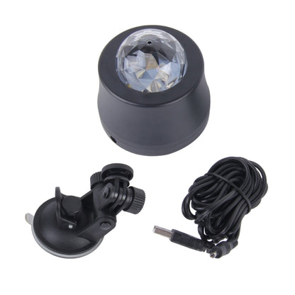5V 6W Colorful Car Decoration DJ Light Sound Activated Strobe Effect Atmosphere Light Star Music Light Lamp with 6 RGB LED Lights, Cable Length:4m, Sound Activated Atmosphere Light