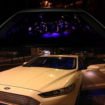 5V 6W Colorful Car Decoration DJ Light Sound Activated Strobe Effect Atmosphere Light Star Music Light Lamp with 6 RGB LED Lights, Cable Length:4m, Sound Activated Atmosphere Light