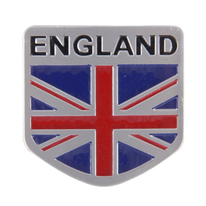 England Flag Style Metal Car Sticker, England Flag