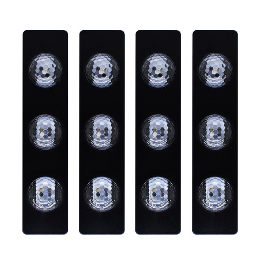 4 in 1 3.2W 12 LEDs RGB Car Interior Floor Decoration Atmosphere Colorful Neon Light Lamp with Wireless Remote Control And Voice Control Function, A12