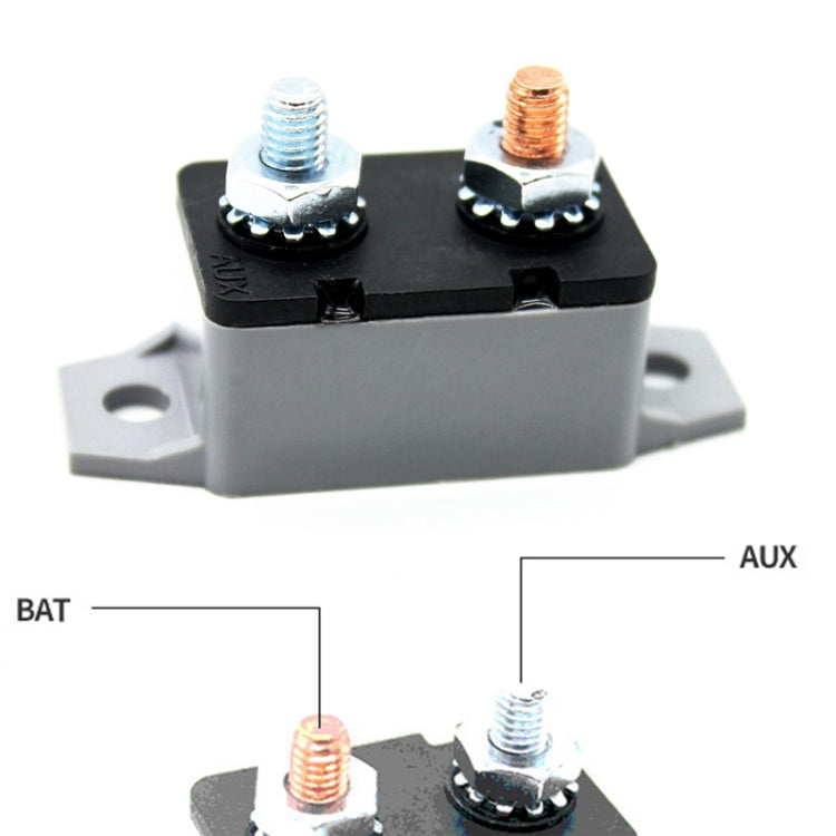 F3088-20A 20A Manual Reset Circuit Breaker Double Short Legs with Bolt 12/24V, 20A