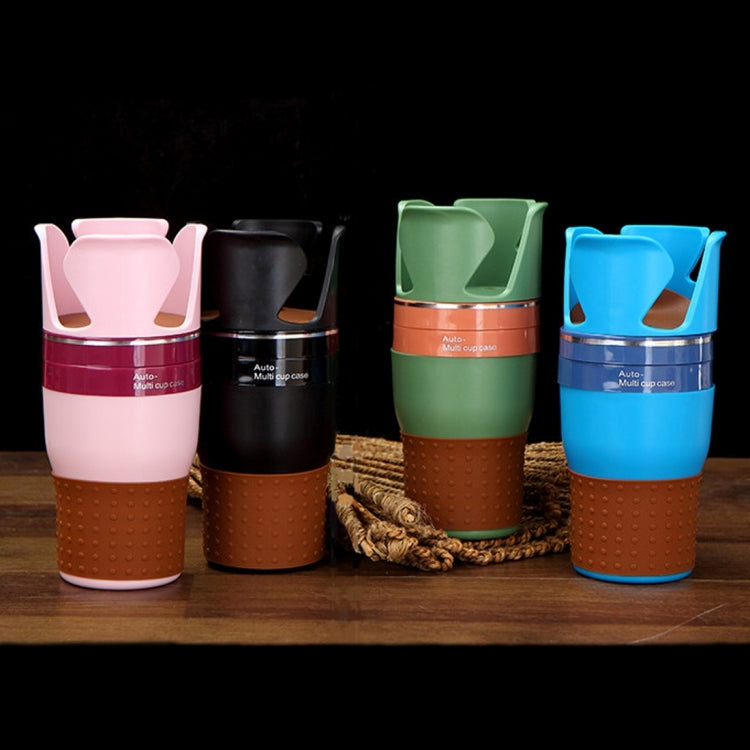 SB-1088 5 in 1 Auto Multi-functional Cup Holder Smartphone Drink Sunglasses Card Coin Small Accessories Holder, SB-1088(Green), SB-1088(Black), SB-1088(Pink), SB-1088(Blue）