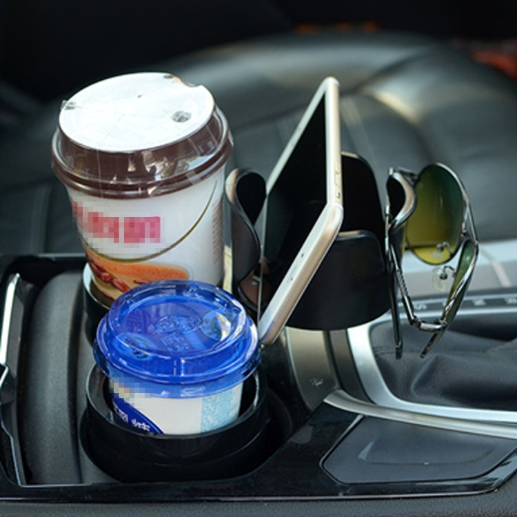 SB-1088 5 in 1 Auto Multi-functional Cup Holder Smartphone Drink Sunglasses Card Coin Small Accessories Holder, SB-1088(Green), SB-1088(Black), SB-1088(Pink), SB-1088(Blue）