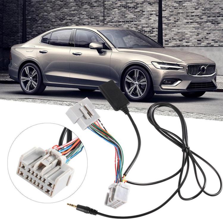 Car Wireless Bluetooth Module AUX Audio Adapter Cable + Bluetooth Audio Receiver for Volvo C S V CX Series 30 40 50 60 70, For Volvo C S V CX Series