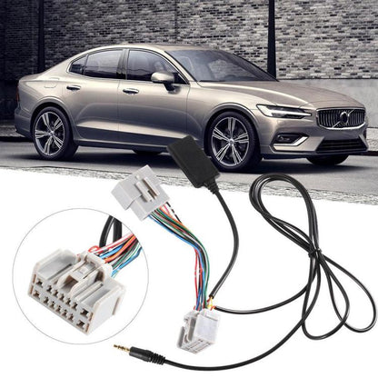 Car Wireless Bluetooth Module AUX Audio Adapter Cable + Bluetooth Audio Receiver for Volvo C S V CX Series 30 40 50 60 70, For Volvo C S V CX Series