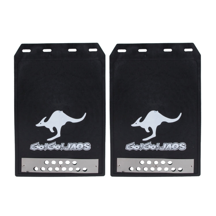 Premium Heavy Duty Molded Splash Front and Rear Mud Flaps Guards, Medium Size, Random Pattern Delivery