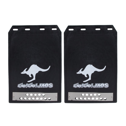 Premium Heavy Duty Molded Splash Front and Rear Mud Flaps Guards, Medium Size, Random Pattern Delivery