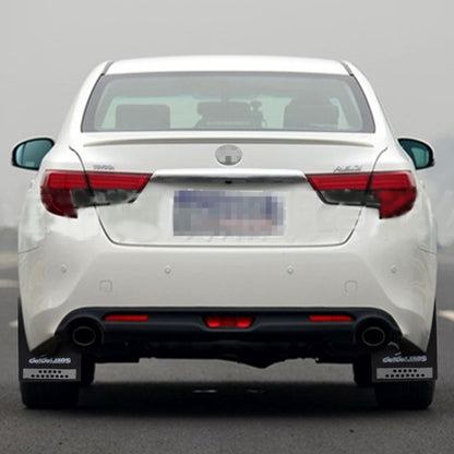 Premium Heavy Duty Molded Splash Front and Rear Mud Flaps Guards, Medium Size, Random Pattern Delivery