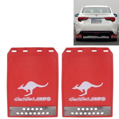 Premium Heavy Duty Molded Splash Front and Rear Mud Flaps Guards, Medium Size, Random Pattern Delivery