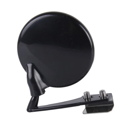 Vehicle Front Blind Area Wide-angle Adjustable Observation Mirror, Black Right Side, Silver Left Side