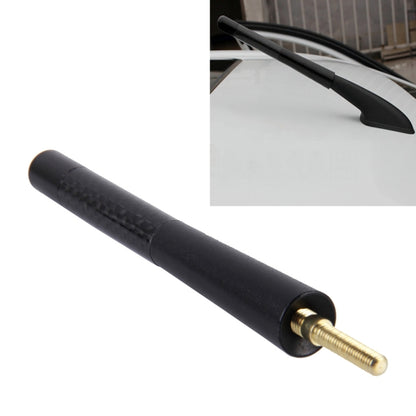 Antenne courte en aluminium et fibre de carbone, polie, vis universelles (grande taille), 12 cm