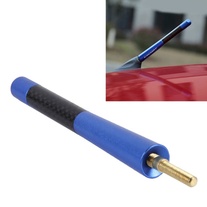 Antenne courte en aluminium et fibre de carbone, polie, vis universelles (grande taille), 12 cm