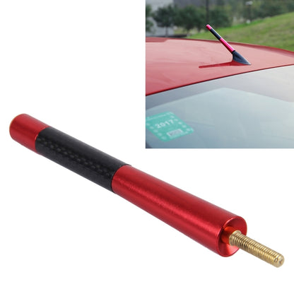 Antenne courte en aluminium et fibre de carbone, polie, vis universelles (grande taille), 12 cm