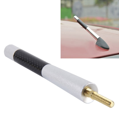 Antenne courte en aluminium et fibre de carbone, polie, vis universelles (grande taille), 12 cm